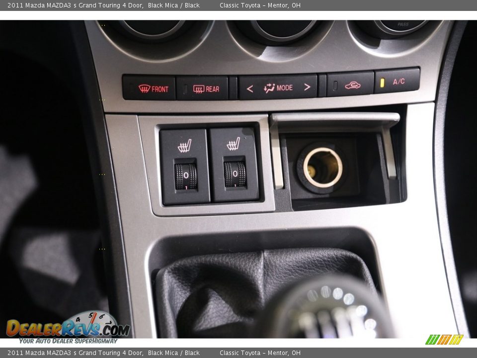 2011 Mazda MAZDA3 s Grand Touring 4 Door Black Mica / Black Photo #10