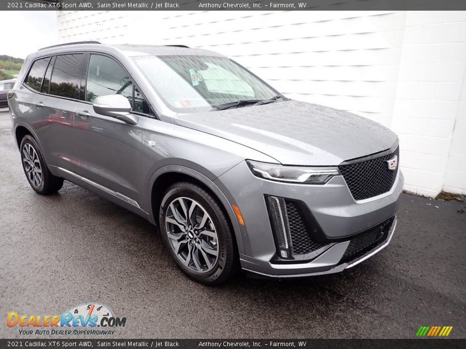 Satin Steel Metallic 2021 Cadillac XT6 Sport AWD Photo #1