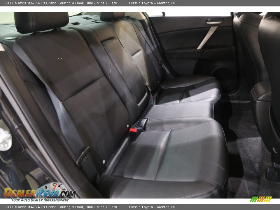 Rear Seat of 2011 Mazda MAZDA3 s Grand Touring 4 Door Photo #14