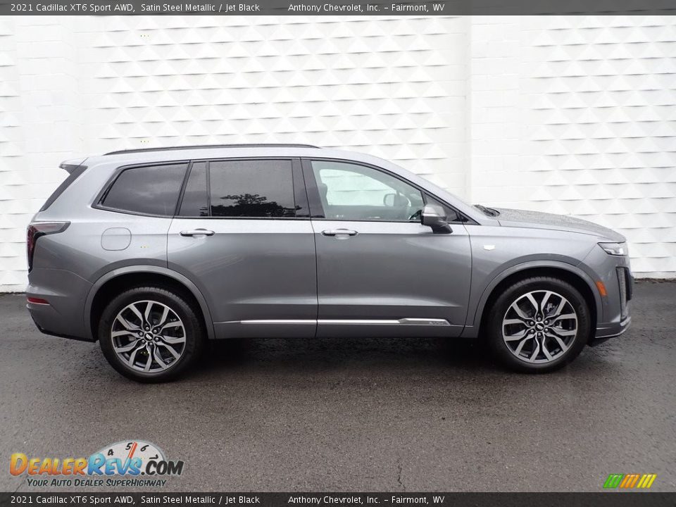 Satin Steel Metallic 2021 Cadillac XT6 Sport AWD Photo #3