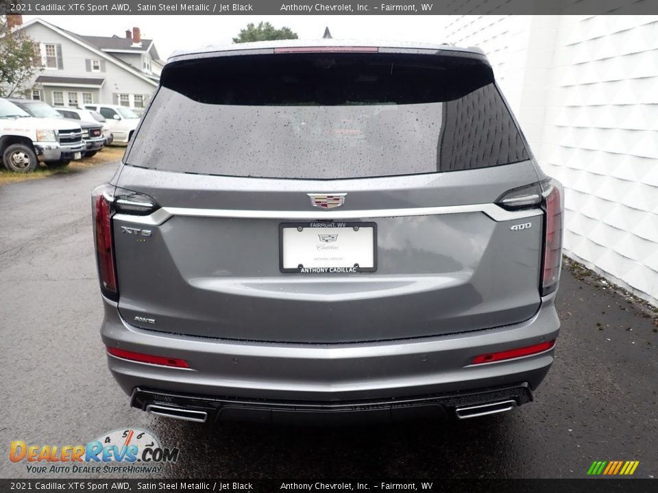 2021 Cadillac XT6 Sport AWD Satin Steel Metallic / Jet Black Photo #5