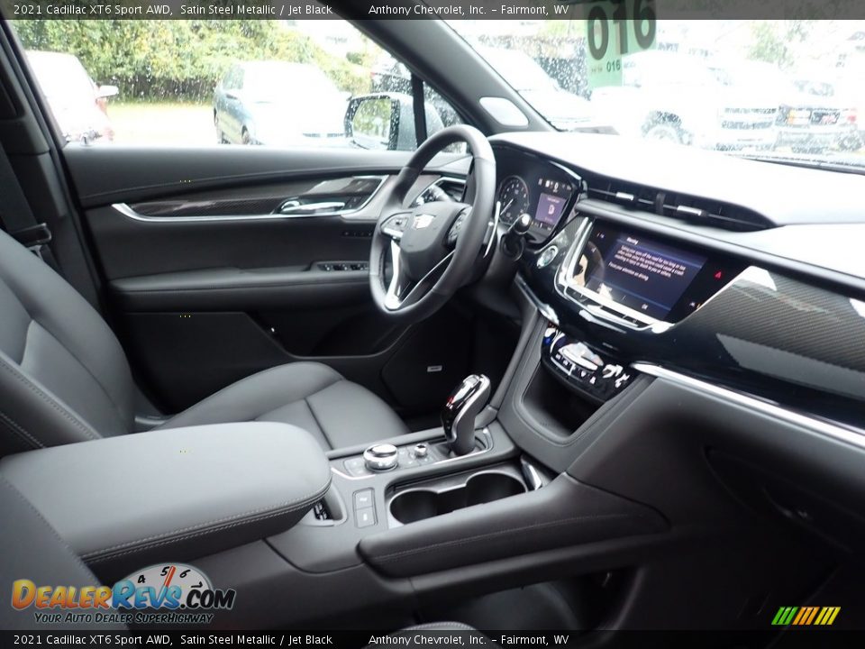 2021 Cadillac XT6 Sport AWD Satin Steel Metallic / Jet Black Photo #11