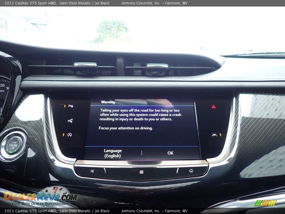 2021 Cadillac XT6 Sport AWD Satin Steel Metallic / Jet Black Photo #16