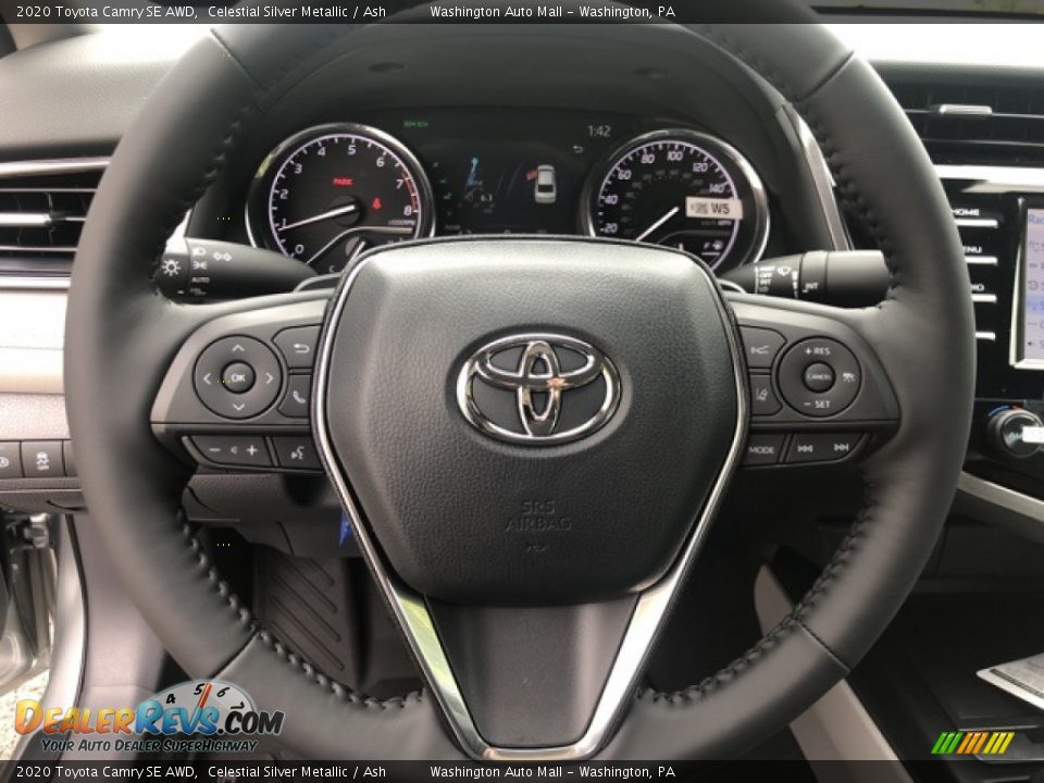 2020 Toyota Camry SE AWD Steering Wheel Photo #9