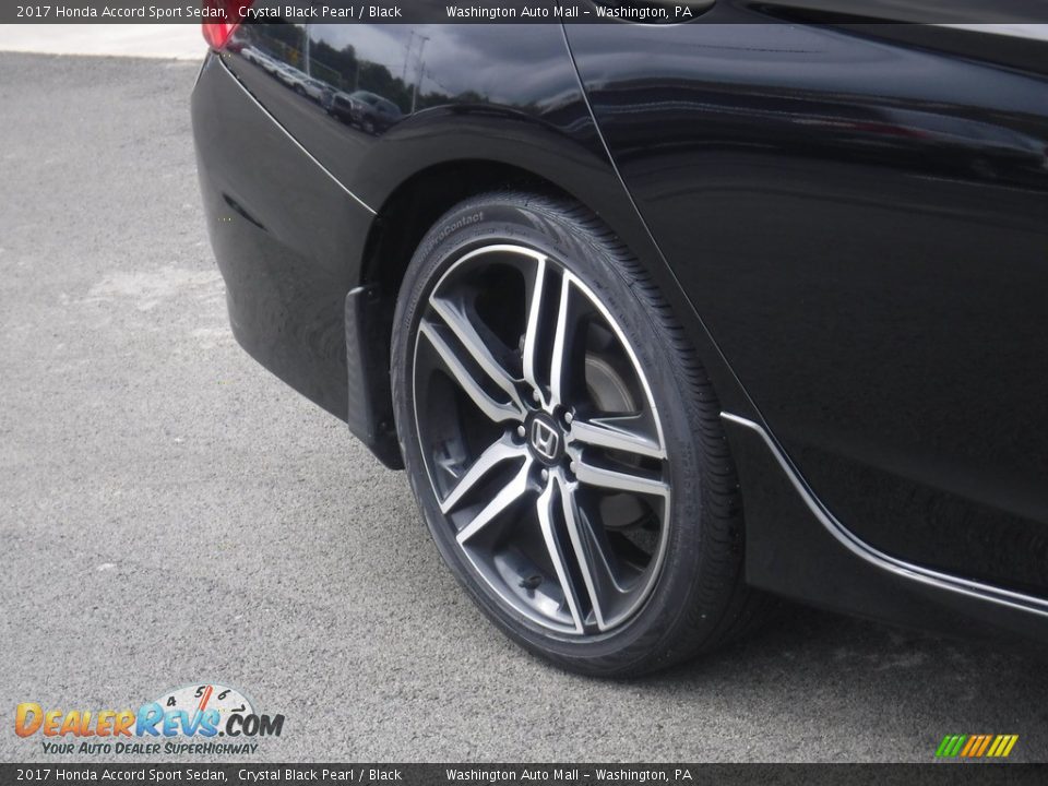 2017 Honda Accord Sport Sedan Crystal Black Pearl / Black Photo #3
