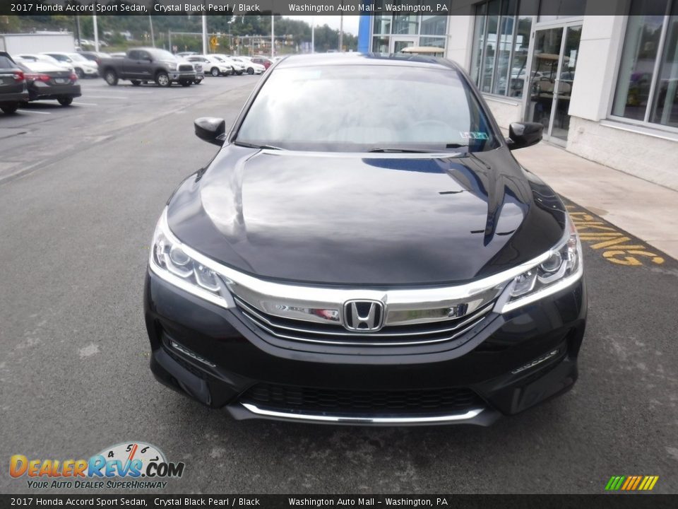 2017 Honda Accord Sport Sedan Crystal Black Pearl / Black Photo #4