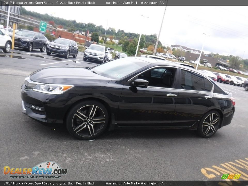 2017 Honda Accord Sport Sedan Crystal Black Pearl / Black Photo #6