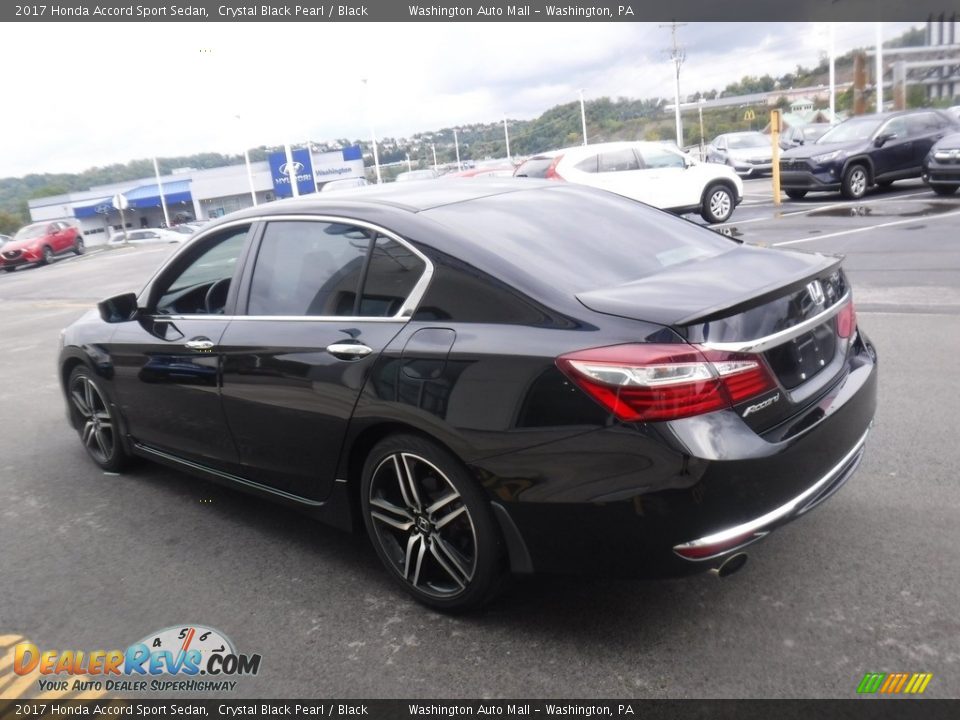 2017 Honda Accord Sport Sedan Crystal Black Pearl / Black Photo #7