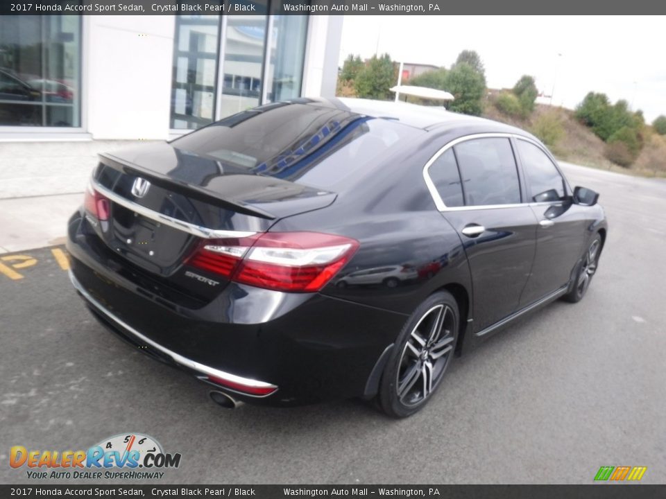 2017 Honda Accord Sport Sedan Crystal Black Pearl / Black Photo #9