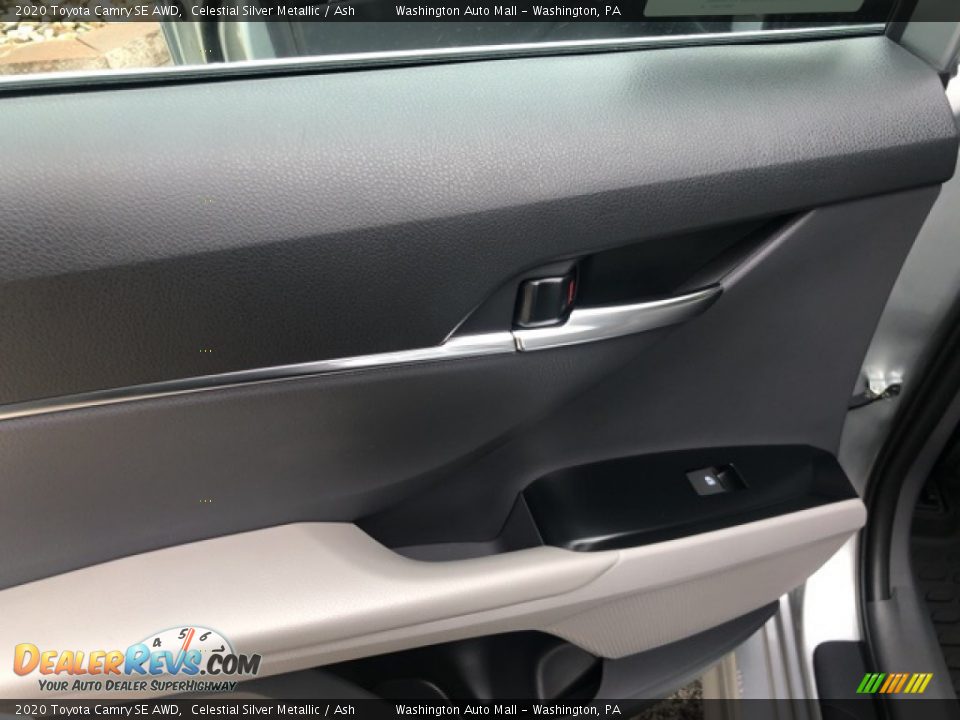 2020 Toyota Camry SE AWD Celestial Silver Metallic / Ash Photo #30