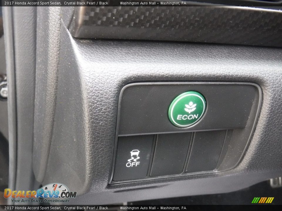 2017 Honda Accord Sport Sedan Crystal Black Pearl / Black Photo #13