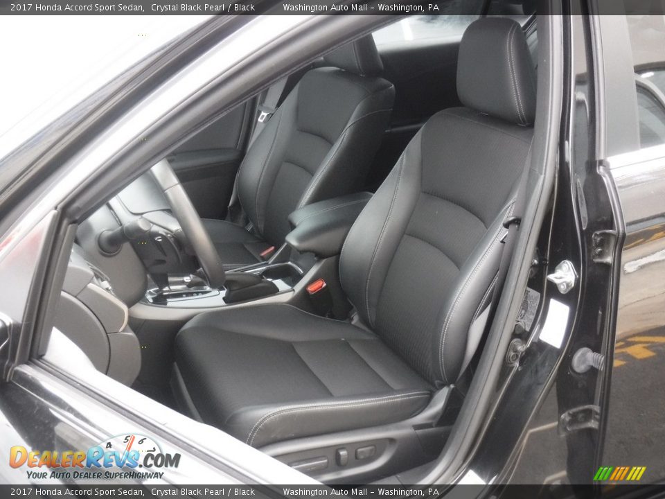 2017 Honda Accord Sport Sedan Crystal Black Pearl / Black Photo #14