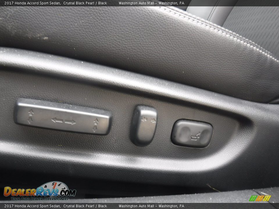 2017 Honda Accord Sport Sedan Crystal Black Pearl / Black Photo #15