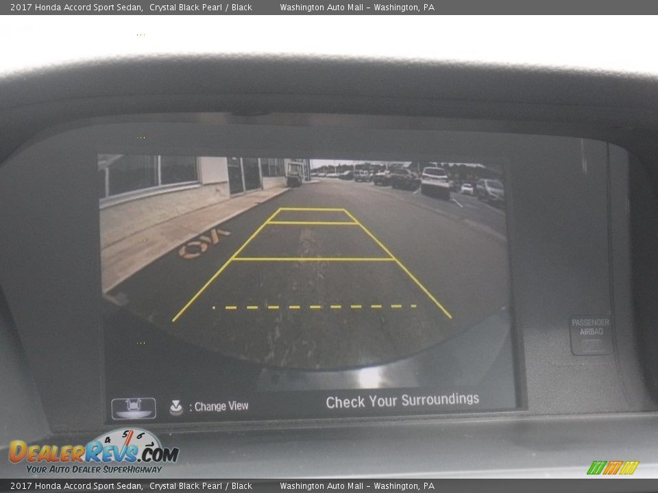 2017 Honda Accord Sport Sedan Crystal Black Pearl / Black Photo #17