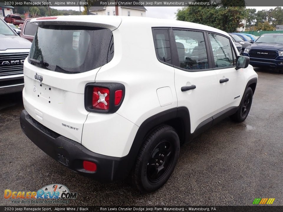 2020 Jeep Renegade Sport Alpine White / Black Photo #5