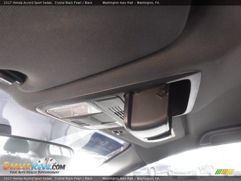 2017 Honda Accord Sport Sedan Crystal Black Pearl / Black Photo #19