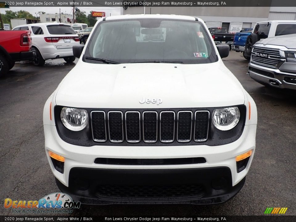 2020 Jeep Renegade Sport Alpine White / Black Photo #8