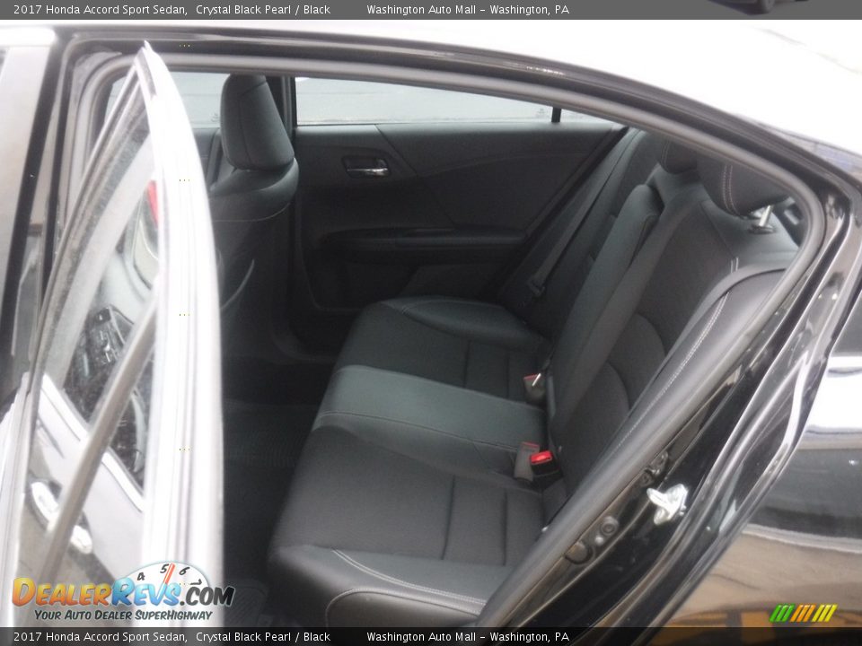 2017 Honda Accord Sport Sedan Crystal Black Pearl / Black Photo #24
