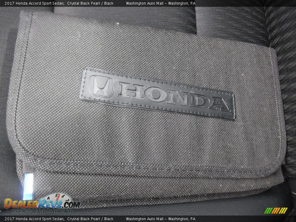2017 Honda Accord Sport Sedan Crystal Black Pearl / Black Photo #25