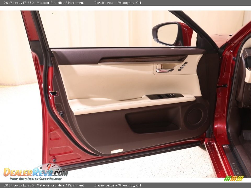 2017 Lexus ES 350 Matador Red Mica / Parchment Photo #4