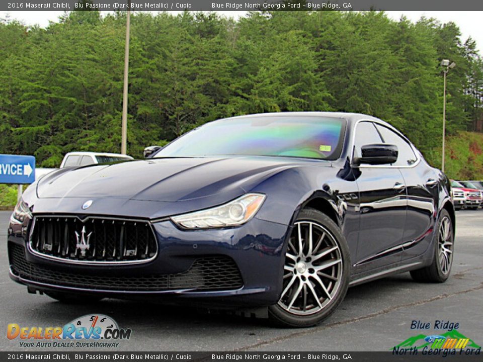 2016 Maserati Ghibli Blu Passione (Dark Blue Metallic) / Cuoio Photo #1