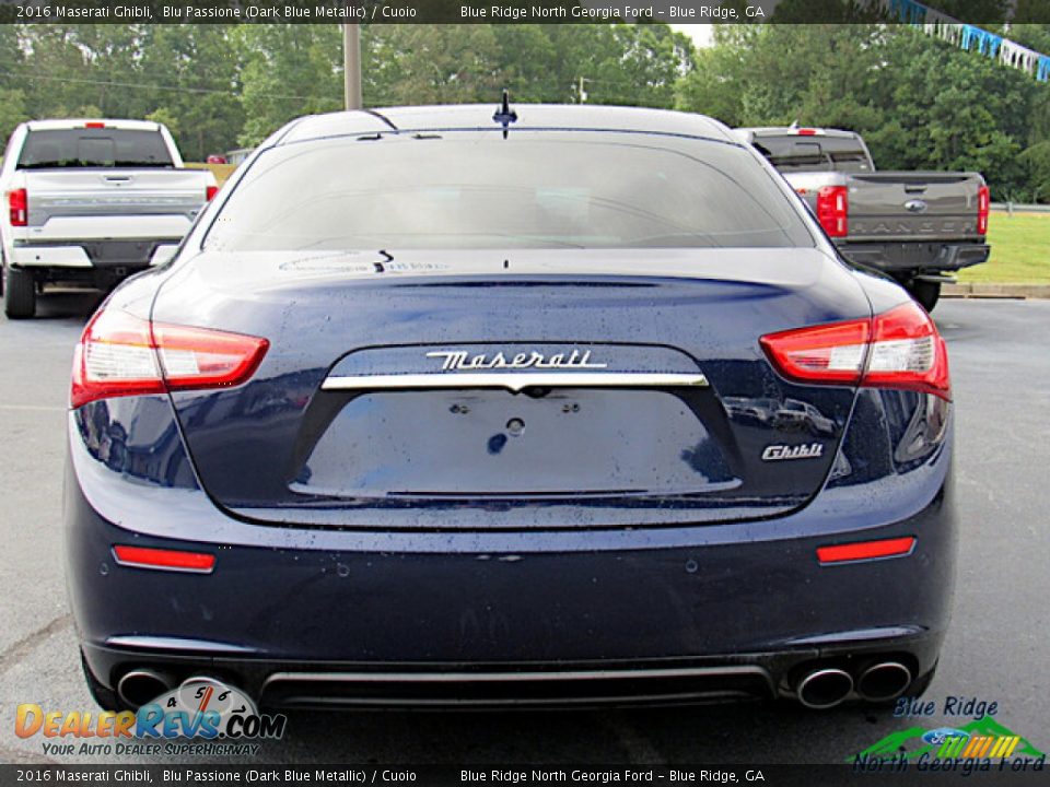 2016 Maserati Ghibli Blu Passione (Dark Blue Metallic) / Cuoio Photo #4