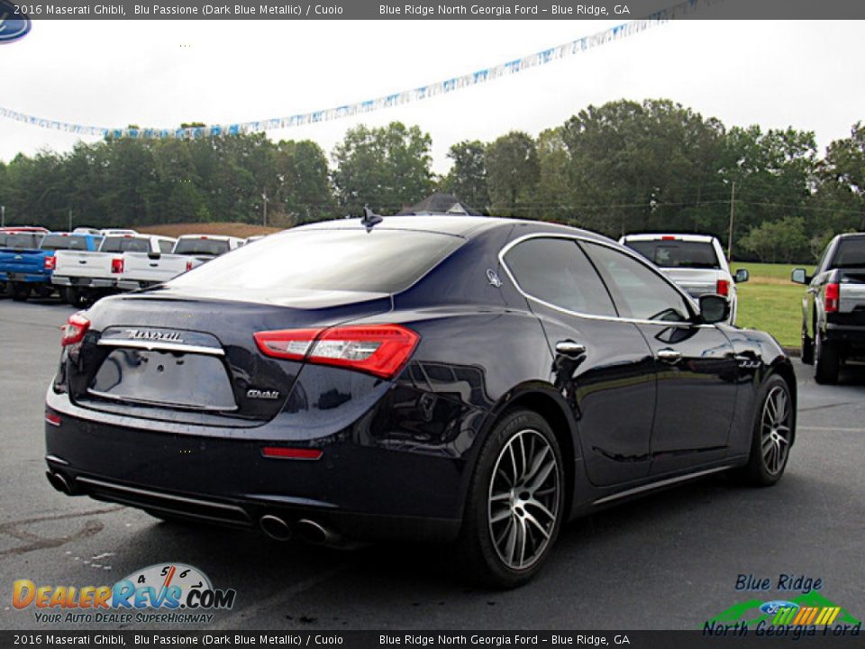 2016 Maserati Ghibli Blu Passione (Dark Blue Metallic) / Cuoio Photo #5