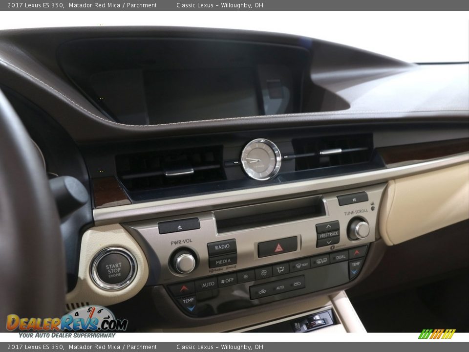 2017 Lexus ES 350 Matador Red Mica / Parchment Photo #10