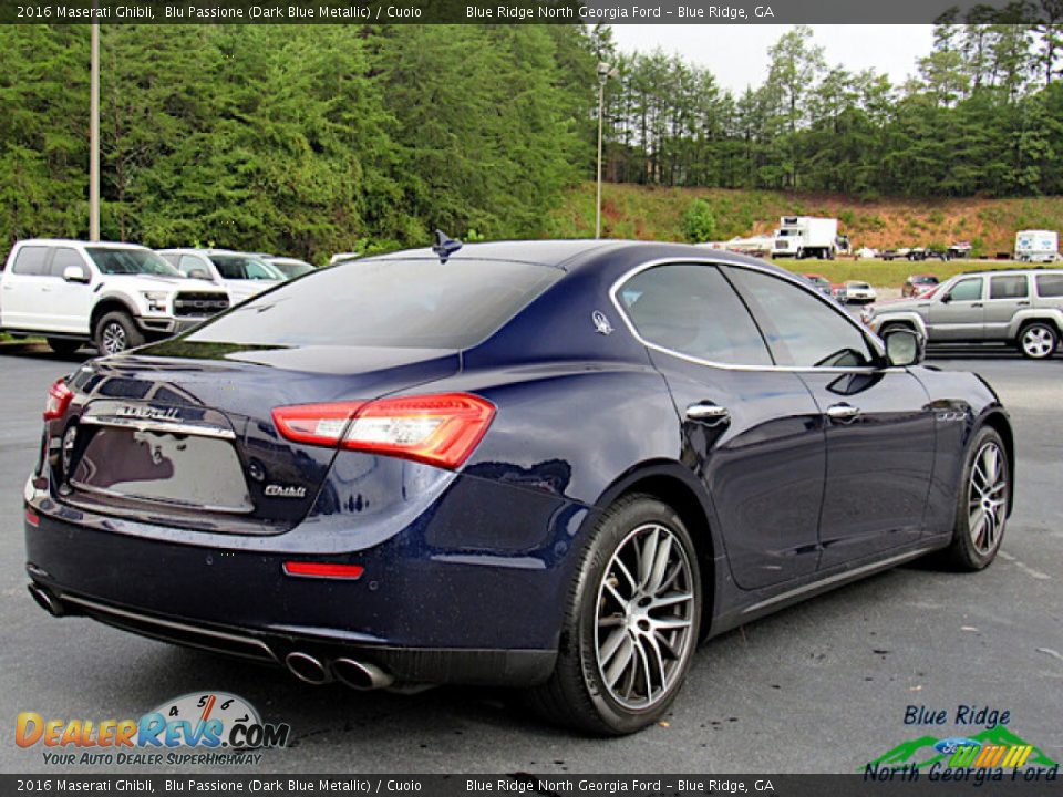 2016 Maserati Ghibli Blu Passione (Dark Blue Metallic) / Cuoio Photo #6