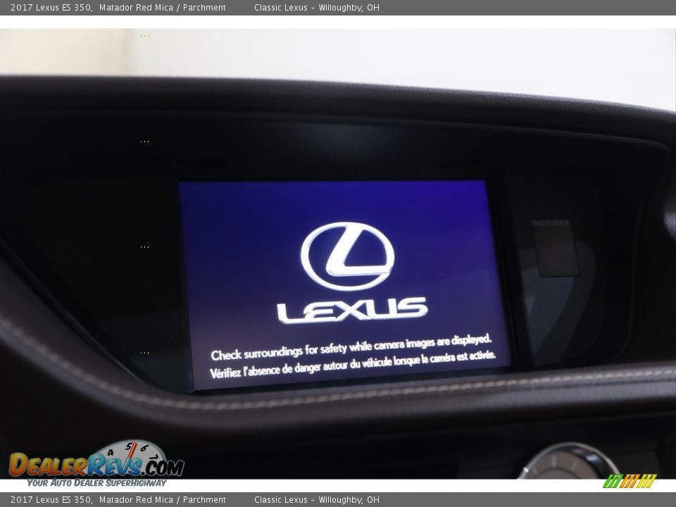2017 Lexus ES 350 Matador Red Mica / Parchment Photo #11