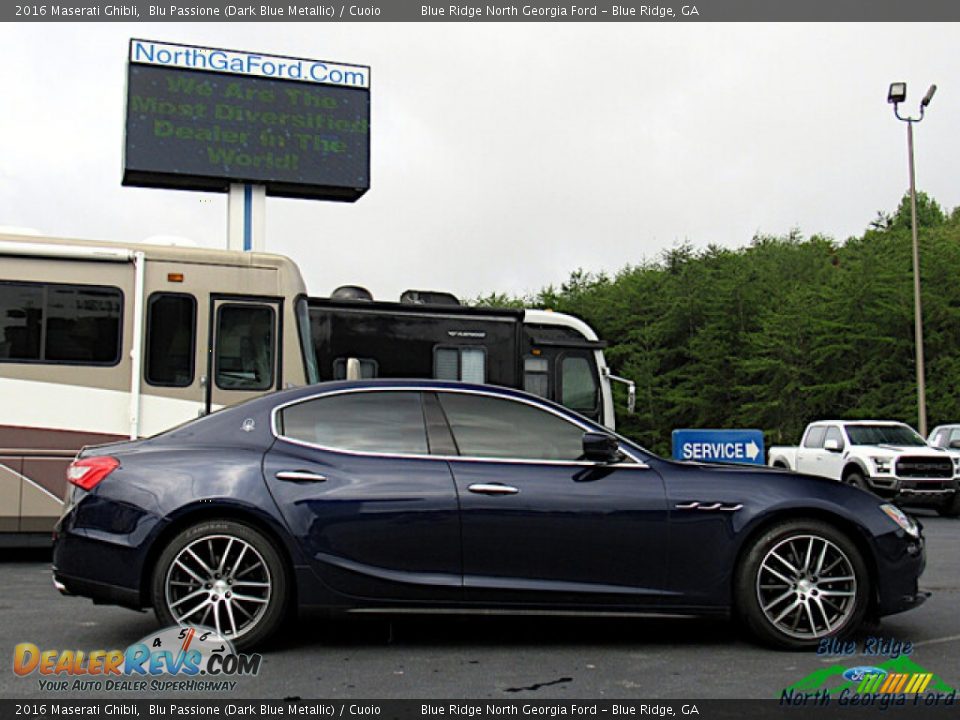2016 Maserati Ghibli Blu Passione (Dark Blue Metallic) / Cuoio Photo #7