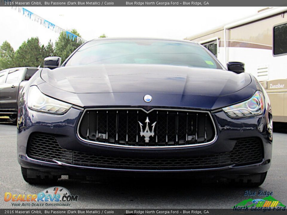 2016 Maserati Ghibli Blu Passione (Dark Blue Metallic) / Cuoio Photo #9