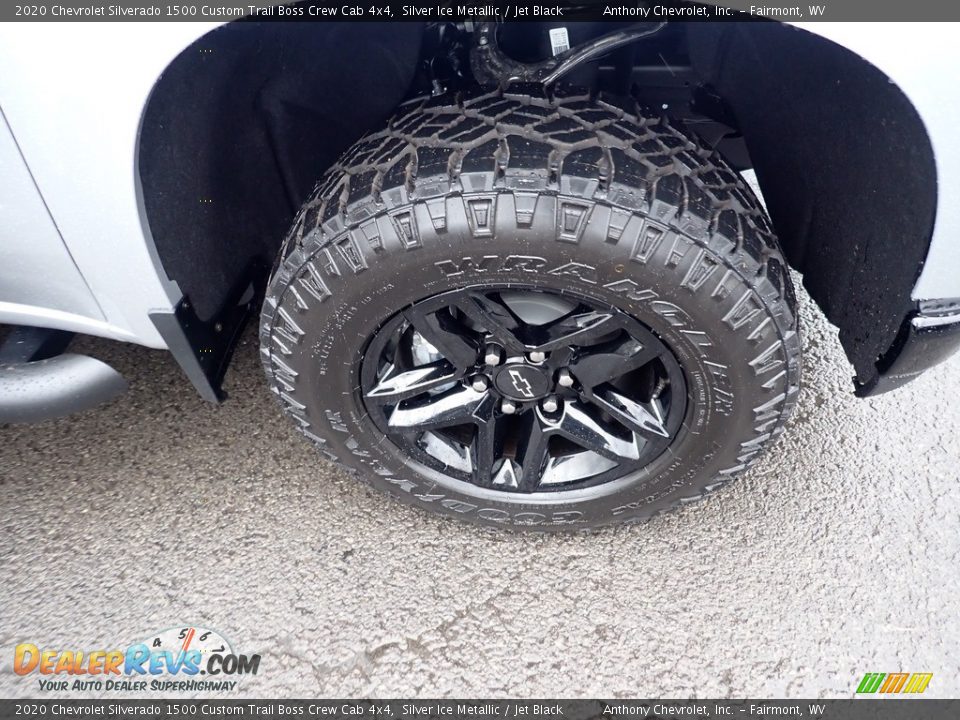 2020 Chevrolet Silverado 1500 Custom Trail Boss Crew Cab 4x4 Silver Ice Metallic / Jet Black Photo #2