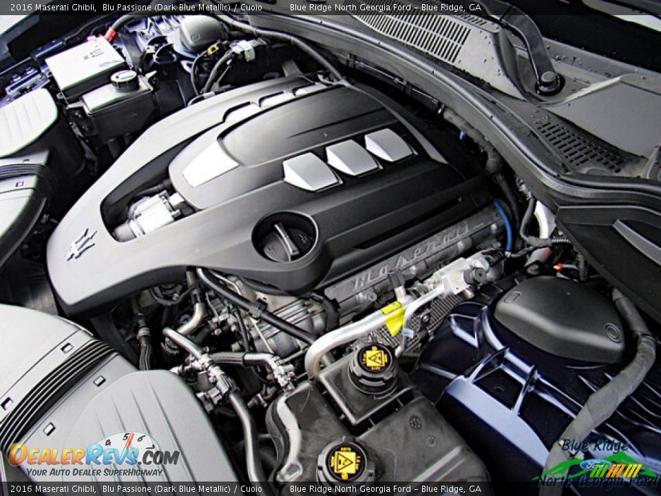 2016 Maserati Ghibli Blu Passione (Dark Blue Metallic) / Cuoio Photo #11