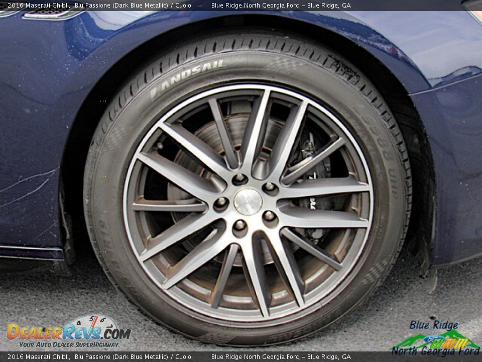 2016 Maserati Ghibli Blu Passione (Dark Blue Metallic) / Cuoio Photo #12