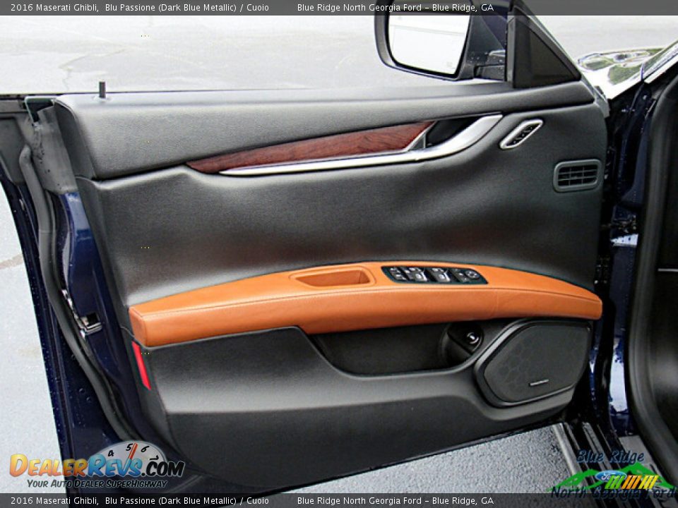 2016 Maserati Ghibli Blu Passione (Dark Blue Metallic) / Cuoio Photo #13