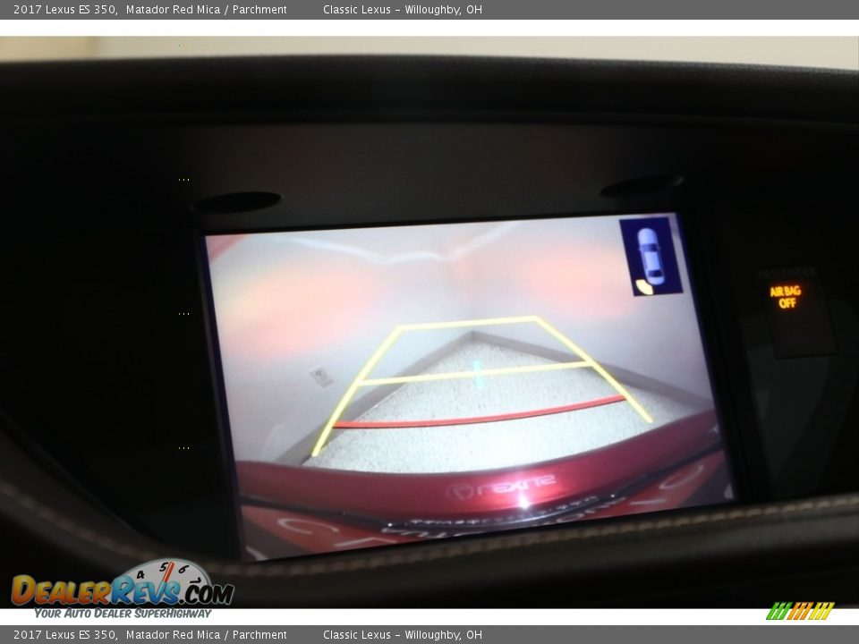 2017 Lexus ES 350 Matador Red Mica / Parchment Photo #18