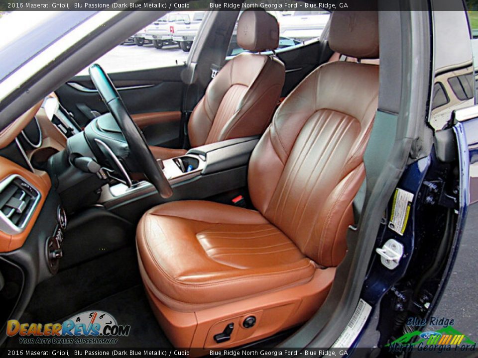 2016 Maserati Ghibli Blu Passione (Dark Blue Metallic) / Cuoio Photo #15