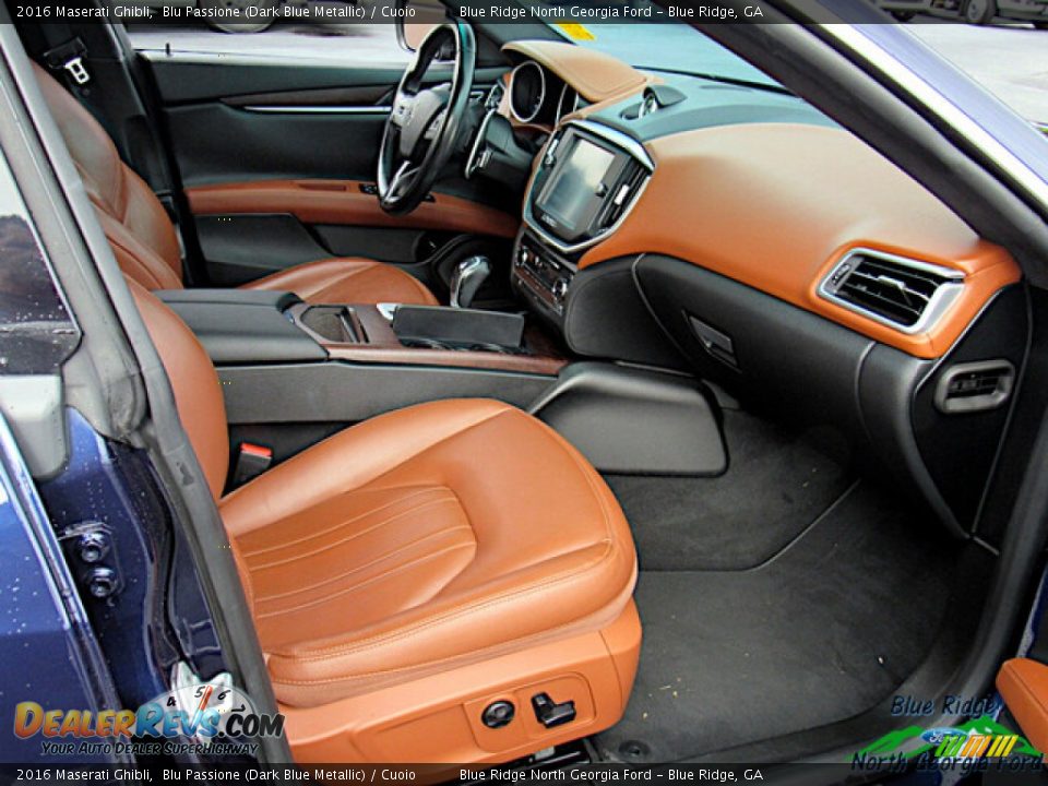 2016 Maserati Ghibli Blu Passione (Dark Blue Metallic) / Cuoio Photo #16