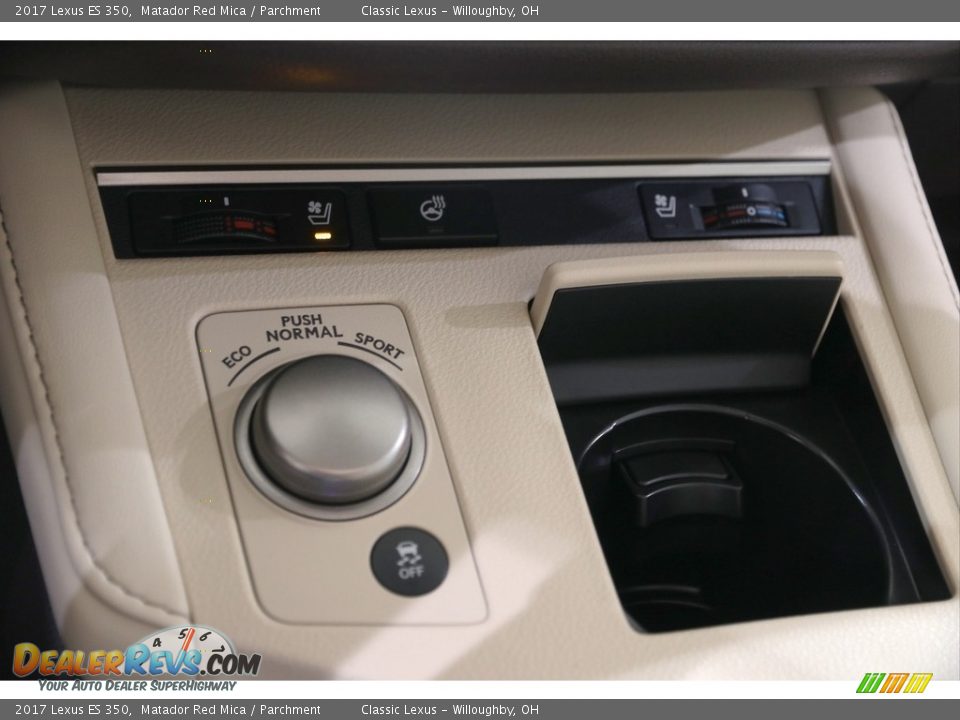 2017 Lexus ES 350 Matador Red Mica / Parchment Photo #21