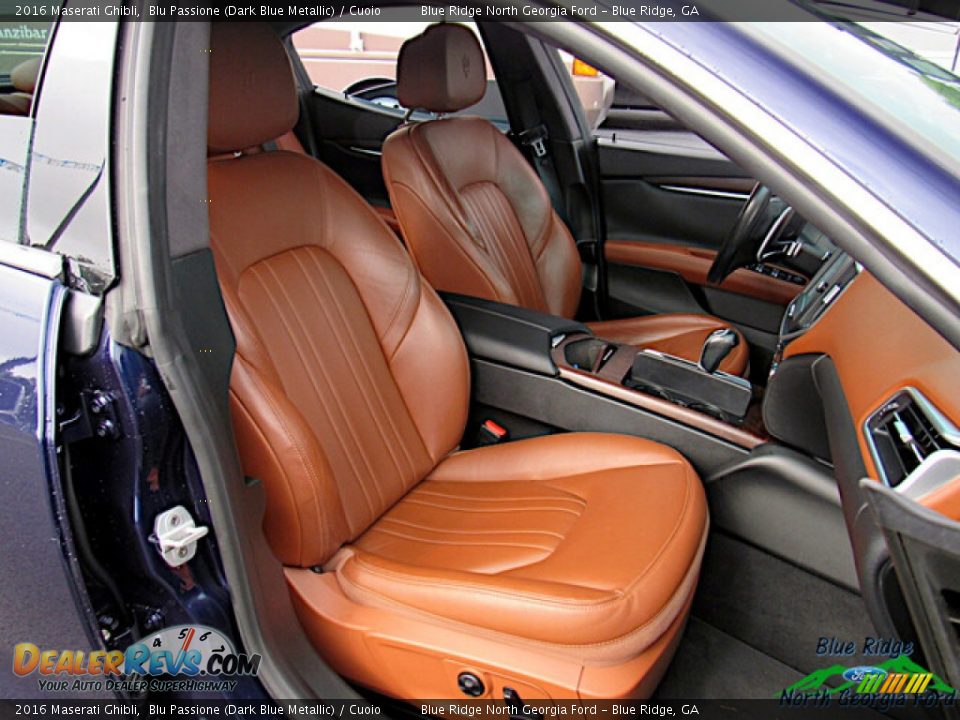 2016 Maserati Ghibli Blu Passione (Dark Blue Metallic) / Cuoio Photo #17