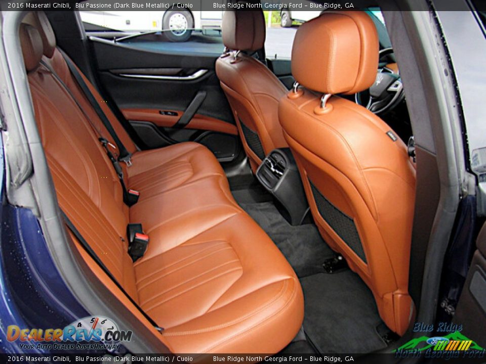 2016 Maserati Ghibli Blu Passione (Dark Blue Metallic) / Cuoio Photo #18