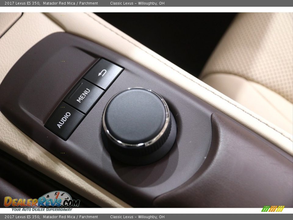 2017 Lexus ES 350 Matador Red Mica / Parchment Photo #24