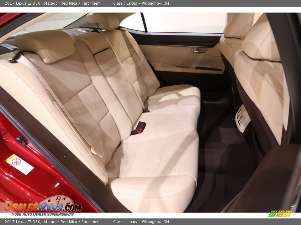 2017 Lexus ES 350 Matador Red Mica / Parchment Photo #26