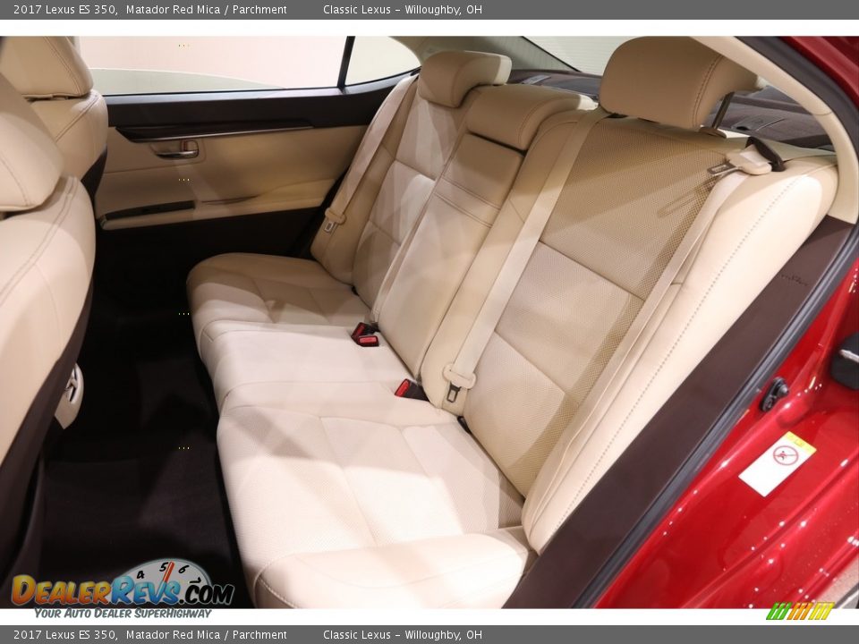 2017 Lexus ES 350 Matador Red Mica / Parchment Photo #27