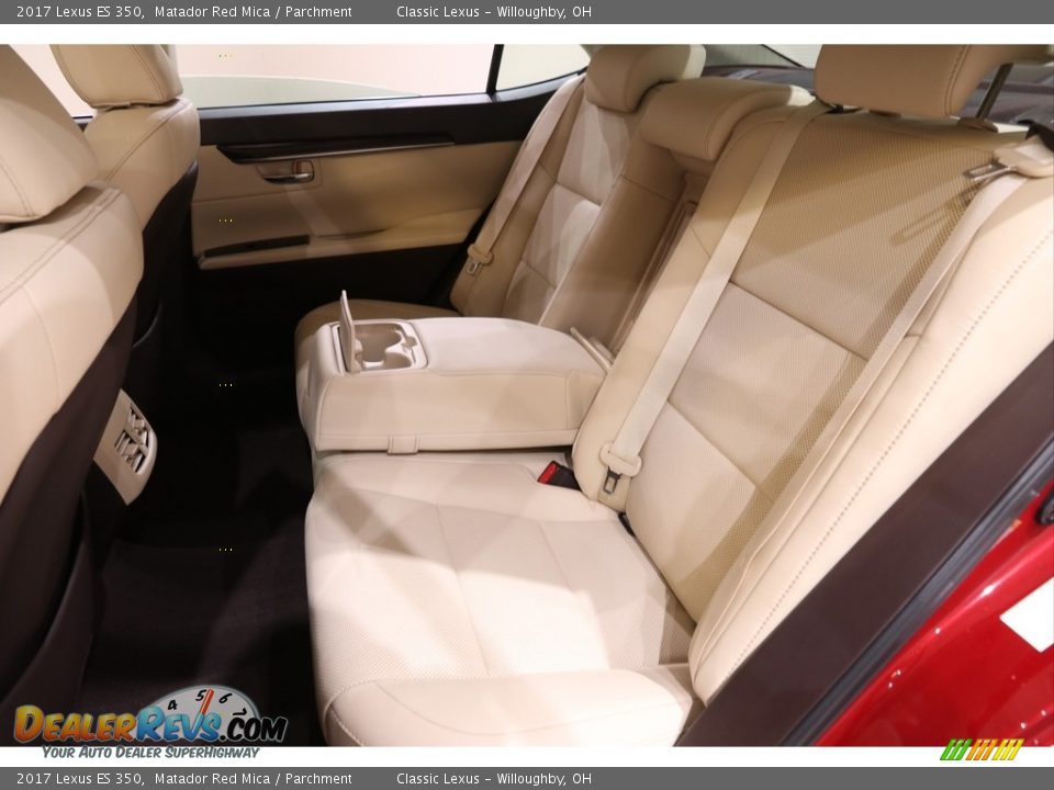 2017 Lexus ES 350 Matador Red Mica / Parchment Photo #28