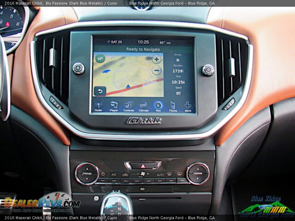 2016 Maserati Ghibli Blu Passione (Dark Blue Metallic) / Cuoio Photo #25