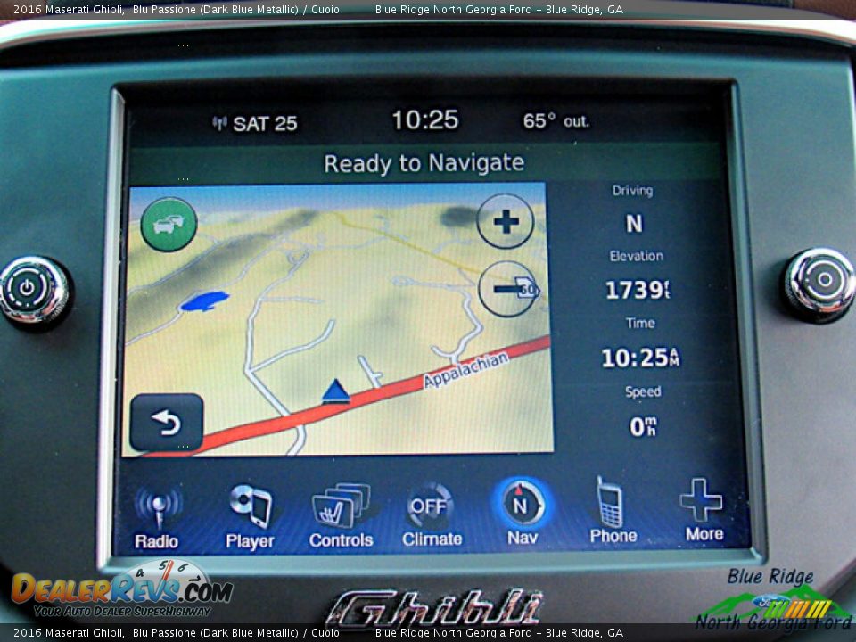 2016 Maserati Ghibli Blu Passione (Dark Blue Metallic) / Cuoio Photo #26