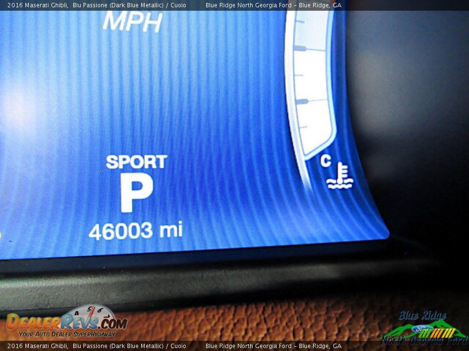 2016 Maserati Ghibli Blu Passione (Dark Blue Metallic) / Cuoio Photo #27