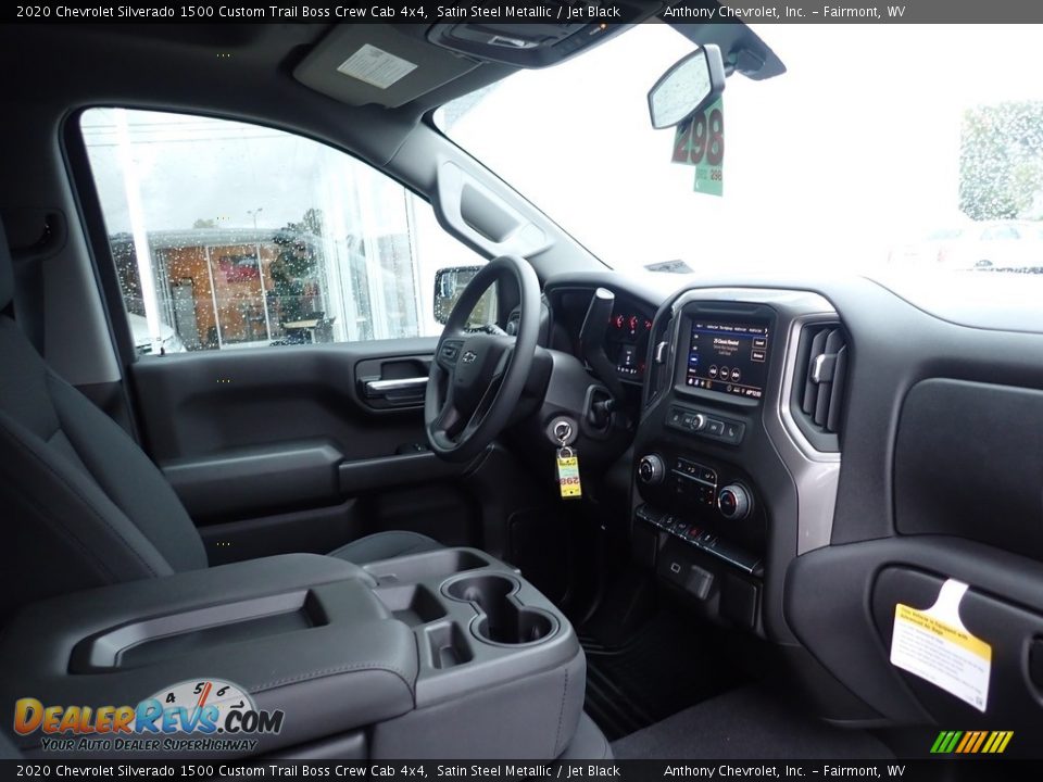 2020 Chevrolet Silverado 1500 Custom Trail Boss Crew Cab 4x4 Satin Steel Metallic / Jet Black Photo #4